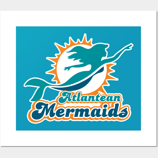 Atlantean Mermaids Wall Art by dizzoriented